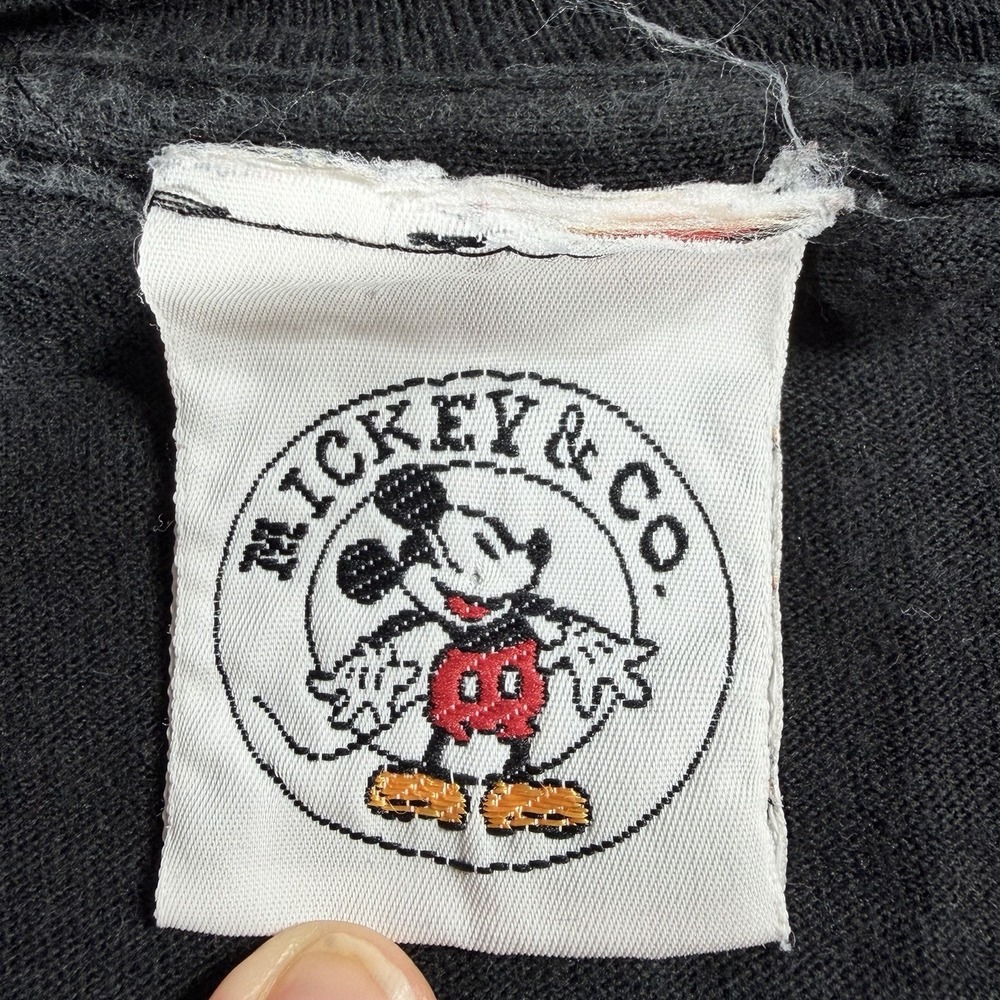 Vintage 80s Faded Single Stitch Disney Mickey Mouse T Shirt One Size 23 x 30 - Picture 4 of 10